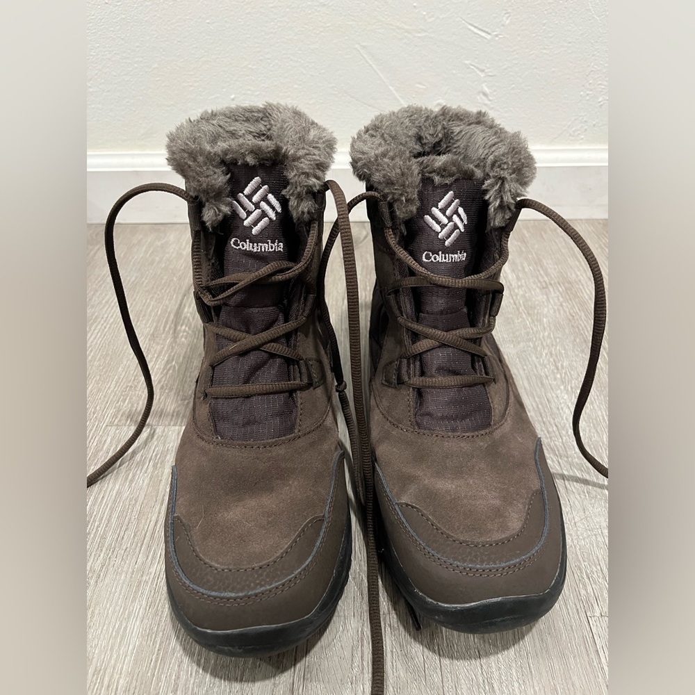 Columbia Ice Maiden Brown Winter Boots - Picture 2 of 5